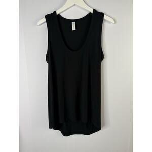 Varley Relaxed Tank Top Size XS Elenda Black Wide Armholes Athletic
